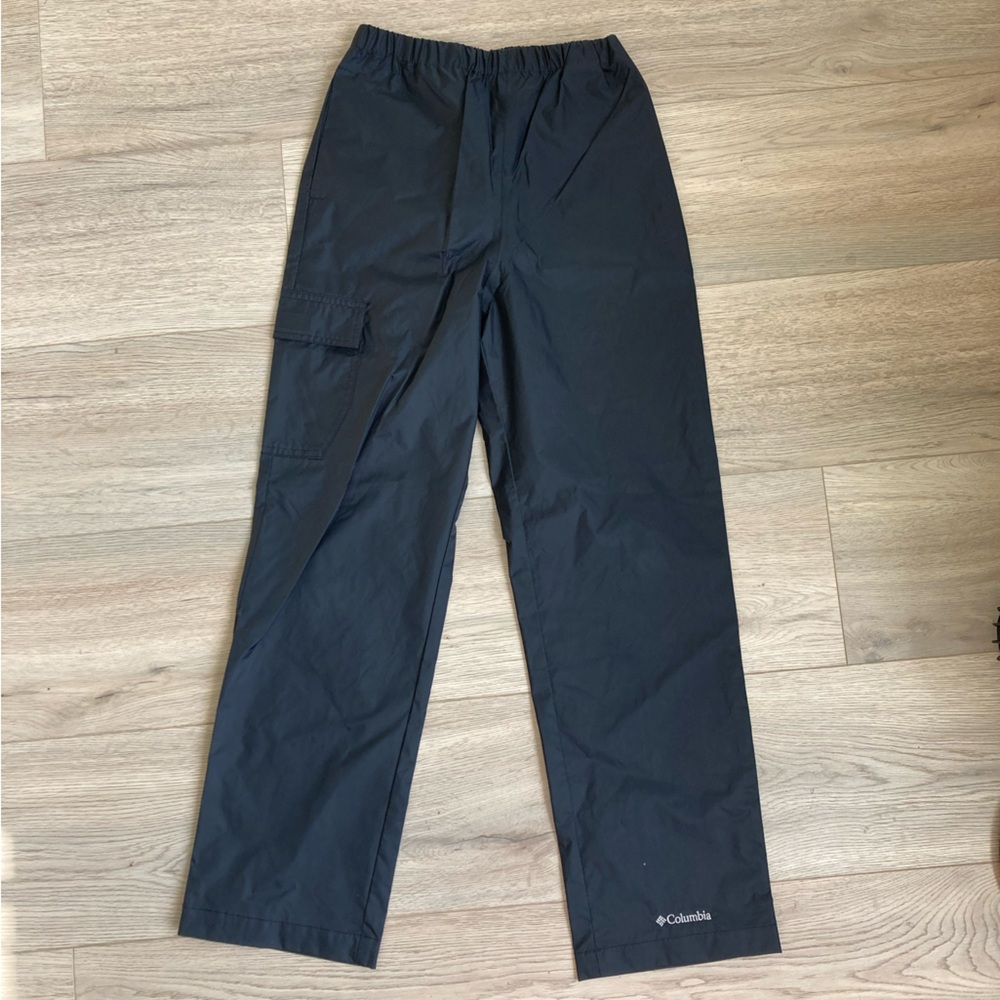 Columbia Kids's Black Rain Pants NWOT